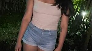 Hey, sexy influencer, why show your hot panties to a fan?