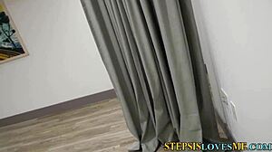 teen stepsister gets plowed by big cock