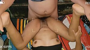 Hey, I’m banging my horny stepsister on hidden cam real quick!