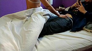 Teasing my boyfriend with steamy sex while he rests drives me wild