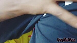 Her intense craving makes her demand my cock for amateur anal sex.