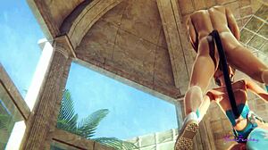 Elsa femboy swallows cock like a pro?