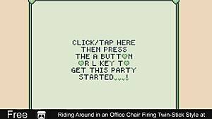 Riding Around In An Office Chair Firing Twin-Stick Style At Targets