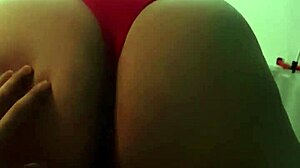 fat mexican latina tests lingerie with friend in hotel