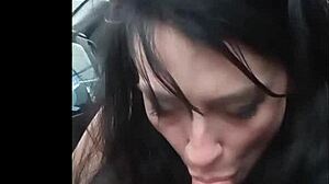 Deepthroat Blowjob On The Road In Public Setting