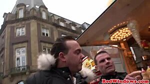 mature dutch prostitute rides tourist cock in wild cowgirl action