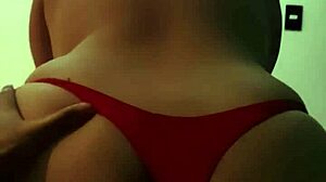 fat mexican latina tests lingerie with friend in hotel