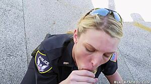 white cops suckin black dick on street, damn didn’t expect that