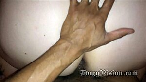 POV doble creampie en anal con BBW conocida en POF a las 3am