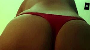 fat mexican latina tests lingerie with friend in hotel