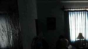 My cousin fucks me passionately while her parents are home.