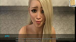 Jamie and Shauna flaunt new butt plugs in wild 3D action.