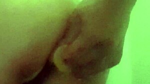 Intimate Shower Session With Dildo.