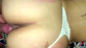 Latina Neighbor Fucked Doggystyle with Huge Ass and White Thong.