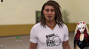 dripping wet college girl gets clothes ripped 😈