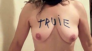 Female Slave Self-Humiliates with Uro Play