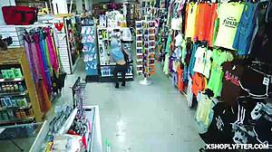 Jason Feeds Aften Opal His Huge Cock In Deepthroat At Work