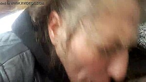 Hooker Deepthroats and Sucks Big Cock