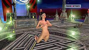 an animate cartoon 3d porn video of an indian teen 18+ girl giving sexy positions