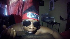 Anime Nerd Sucking Dick, Deepthroat Sloppy Big Black Cock