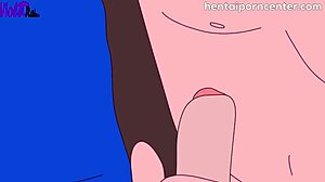 2D Gay Cartoon Stud Gets Blowjob and Fucked Hard in Action