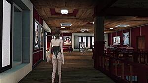 Fo4 Showcases Fetish and Bdsm Fashion in 3D