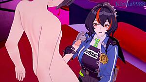 zhu yuan and nekomiya mana in intense 3d hentai sex from zenless zone zero