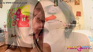 PervCity Brunette Teen Takes Hard Anal Action