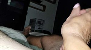 Want to see an amateur oiled handjob with lots of precum?