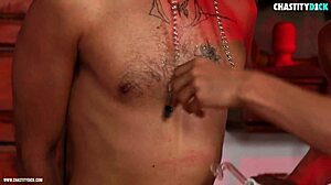 stupid cunt gets tormented and pleases his master