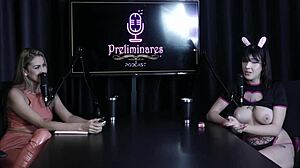 feeling so naughty showing my moans and tits with tattoos in sheer red lingerie