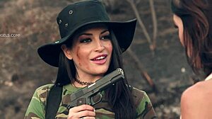 Adriana Chechik and Kissa Sins Get Wet on Rainy Camping