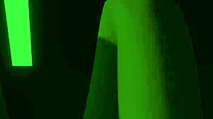 Rin Enjoys Massage Chair Fingering and Licking