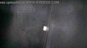 Glory hole handjob to cumshot