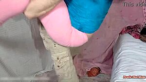 canadian stepbrother dances hot mujra with desi stepsister sara in homemade clip