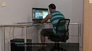 In this maledom scene, the master knocks out the big-assed beauty with big tits