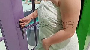 Pinay scandal with two cute girls getting licked.