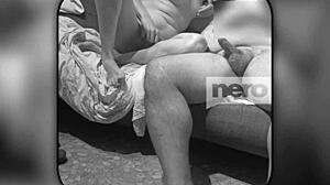 couple plays whore and client fantasy with ass licking