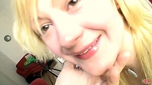 I Adore This Beautiful Blonde Czech Whore Riding Me