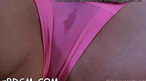 girl tied up and suffering with toys, so nasty