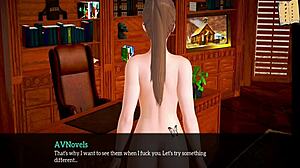 in my new family, the anime characters have big tits and ass for sex scenes