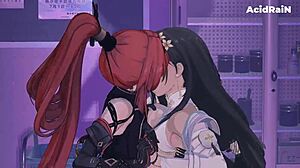 yinlin x baizhi in hentai anime adventure