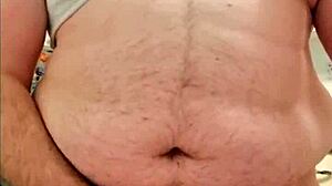 chubby gay man shows off cum compilation