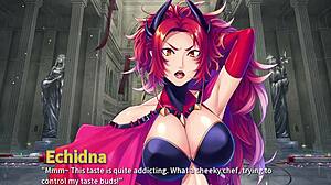 In episode 5, he steals a monster girl harem with amazing blowjobs.