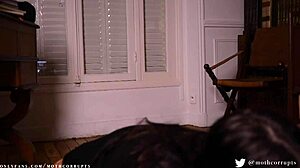 does she really enjoy gagging like this on webcam?