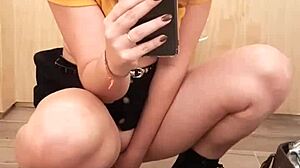 Jerking Off Intensely In The Dressing Room Of The Shop