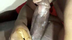 Delivery guy stunned as she tastes product right after drop-off at her place