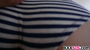 Nevlastní sestra křičí na nevlastního bráchu: Přestaň mě dráždit a vymrdá mě teď!