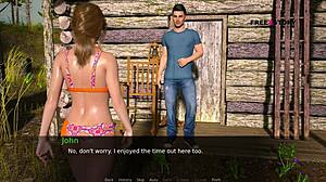 Mary Fucked By John Near Pool After Shower Scene