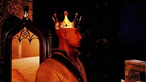 Naive king caught in 3D cartoon burglar fantasy trap 😱